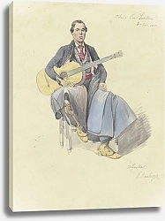 Постер Бамбергер Фритц Испанец с гитарой