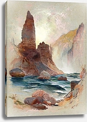 Постер Моран Томас Башня у водопада Тауэр, Йеллоустоун