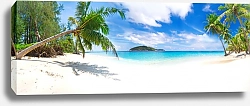 Постер Панорама тропического пляжа в Таиланде