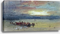 Постер Тернер Уильям (William Turner) Shore Scene, Sunset