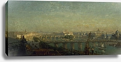 Постер Навлет Виктор Paris du côté du levant; vue prise des toits du Louvre