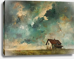 Постер Mosaic of thunderclouds