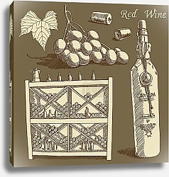 Постер Винная коллекция №13