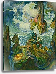 Постер Уайет Ньюэлл Proteus, the old man of the sea, 1929