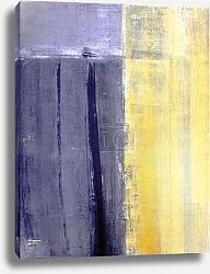 Постер Серый и желтый