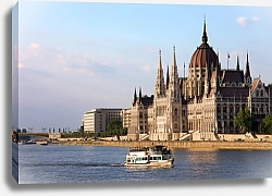 Постер Венгрия. Будапешт. Парламент