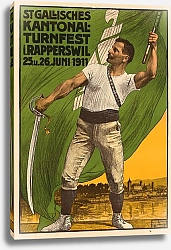 Постер Братья Фретц AG St. Gallisches Kantonal-Turnfest 1911