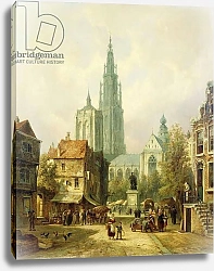 Постер A View of Antwerp, 1870