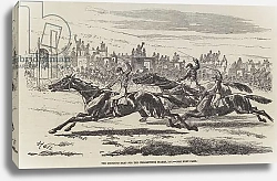 Постер The Deciding Heat for the Cesarewitch Stakes, 1857