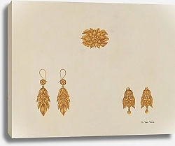 Постер Ворис Вера Brooch and Earrings