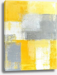 Постер Серо-желтые прямоугольники