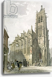 Постер Бойз Томаст (лит) Exterior of the Church of St. Severin, Paris