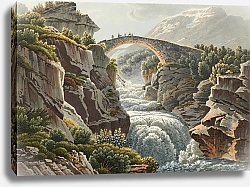 Постер Лори Габриэль Младшая Pont sur l’Aar au passage du Grimsel