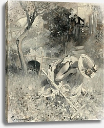 Постер Ларсон Карл Идиллия в саду