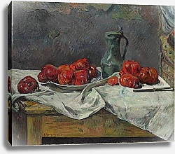 Постер Гоген Поль (Paul Gauguin) Still life with tomatoes, 1883