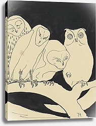 Постер Хойтема Тео Совы на ветке