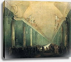 Постер Робер Юбер Banquet Given for Napoleon Bonaparte in the Grande Galerie of the Louvre, 20th December 1797