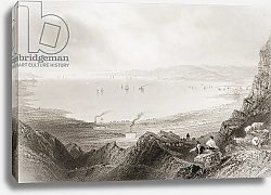 Постер Бартлет Уильям (последователи, грав) Belfast Lough, County Antrim, from 'Scenery and Antiquities of Ireland' by George Virtue, 1860s