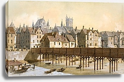 Постер Хоффбауер Федор Le Grand Châtelet et le pont de Bois, 1621-1645