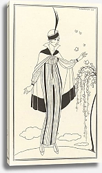Постер Барбье Джордж Journal des Dames et des Modes, Costumes Parisiens, 1914, No. 150