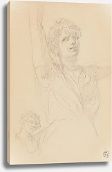 Постер Герсон Войцех Sketch of a Woman with Raised Hands