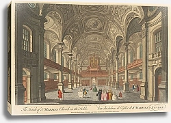 Постер Баулес Томас 3 The Inside of St. Martin’s Church in the Fields