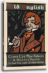 Постер Брэдли Уилл Old English, curve cut pipe tobacco