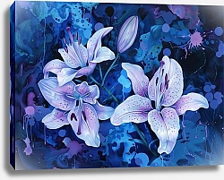 Постер Vibrant lily splash