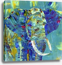 Постер Пёстрый слон