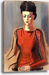 Постер Брюссельманс Жан Portrait of the Artist Irène Hamerlinck
