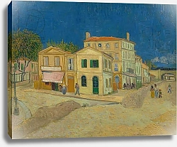 Постер Ван Гог Винсент (Vincent Van Gogh) The Yellow House, 1888