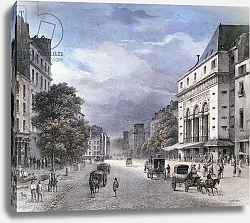 Постер Школа: Французская 19в. The Theatre of la Porte Saint-Martin, Paris, c.1840