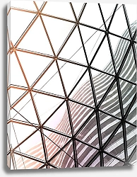 Постер Стеклянный купол современного здания
