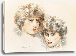 Постер Хеллеу Поль Studies For Ellen’s Face