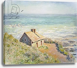 Постер Моне Клод (Claude Monet) The Customs Hut, Morning, 1882