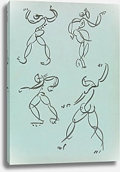 Постер Годье-Бжеска Анри Четыре этюда с танцевальными фигурами