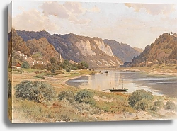 Постер Нетер Адольф Stadt Wehlen an der Elbe, Sächsische Schweiz