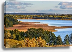 Постер Беларусь. Вечер в парке Браславские озёра 