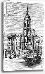 Постер Школа: Испанская 19в. Malaga Cathedral, Spain, mid-1800s