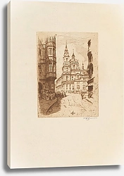 Постер Шимон Тавик Собор Святого Николая на Малой Стране