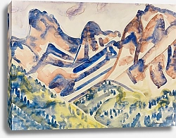 Постер Баббергер Август Горный пейзаж