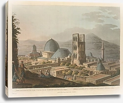 Постер Майер Луиджи Иерусалим с храмом Гроба Господня