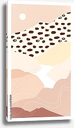 Постер Абстрактный пейзаж с горами 21