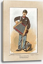 Постер Петрович Ладислав Harmonikaspieler