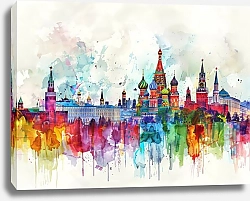 Постер Moscow skyline