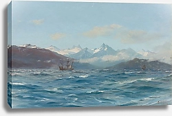 Постер Сомерскейлс Томас Crossing The Straits Of Magellan