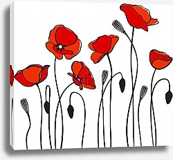 Постер Red poppies