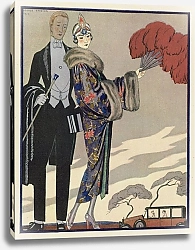 Постер Барбье Джордж Вечерний наряд..