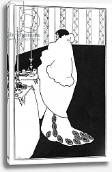 Постер Бердсли Аубри La Dame aux Camelias, illustration from 'The Yellow Book', 1894