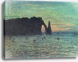 Постер Моне Клод (Claude Monet) The Hollow Needle at Etretat, 1883